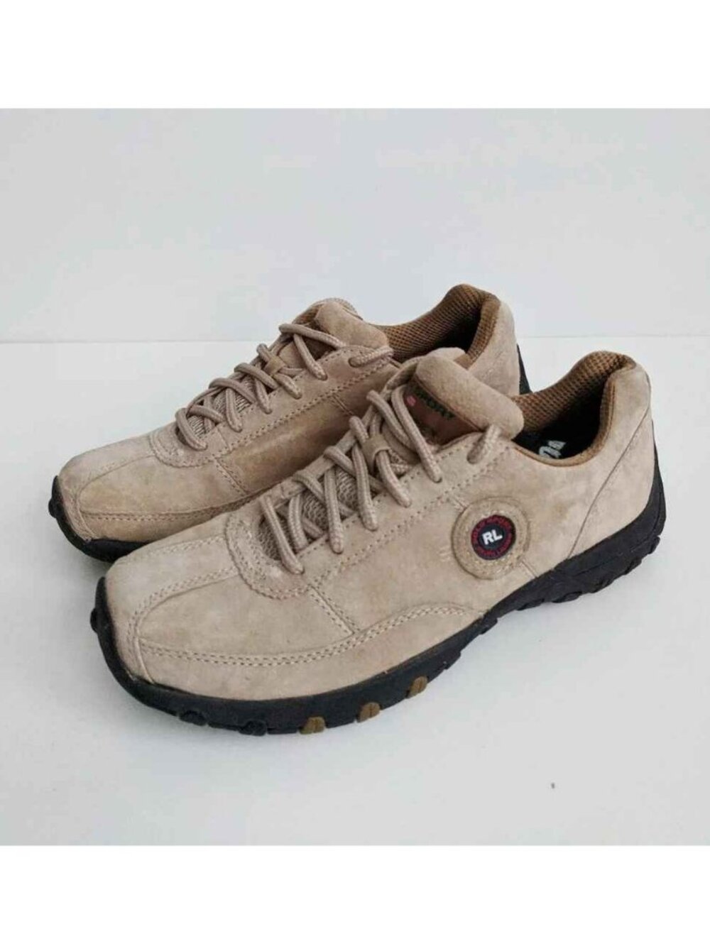 Polo Ralph Lauren Beige Casual Suede Leather Sneakers